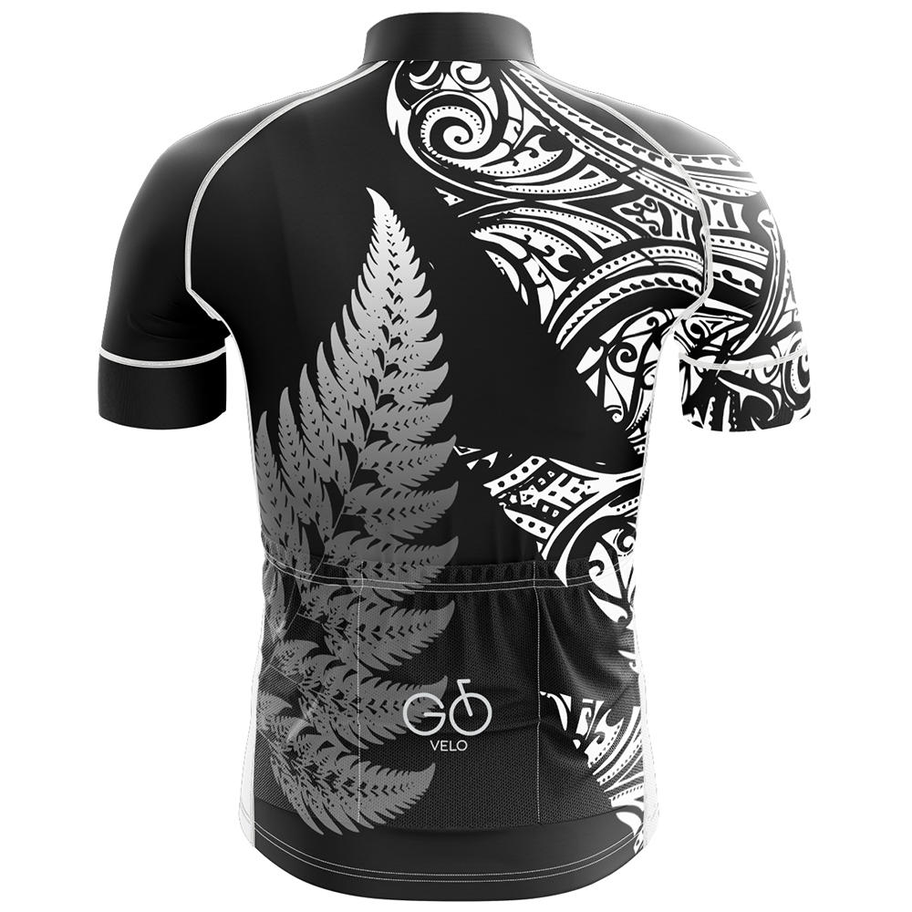 New Zealand Black Cycling Jersey