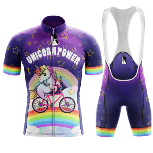 Unicorn Power Short Sleeve Cycling Jersey Kit