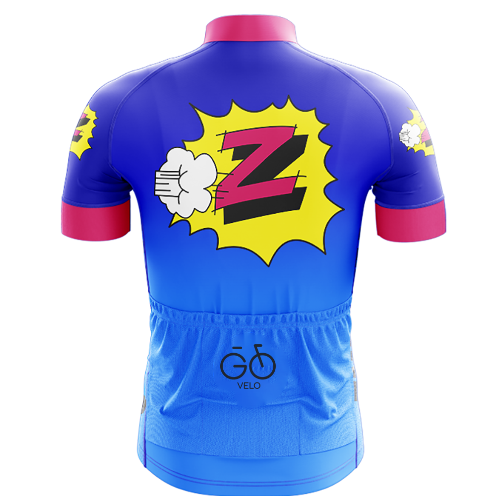 Z Vetements Enfants Retro Cycling Jersey Short Sleeve