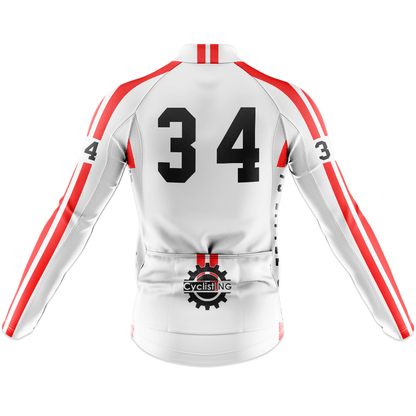 Cutters Retro Long Sleeve Cycling Jersey