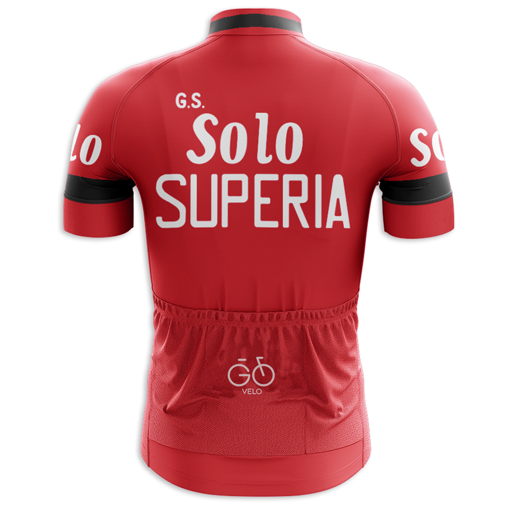 Retro Solo Superia Vintage Short Sleeve Cycling Jersey