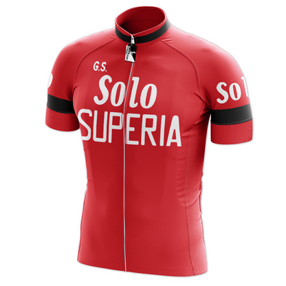 Retro Solo Superia Vintage Short Sleeve Cycling Jersey