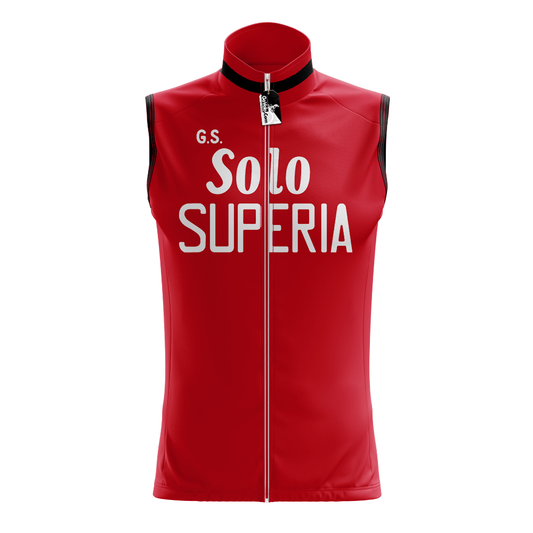 Retro Solo Superia Vintage Sleeveless Cycling Jersey
