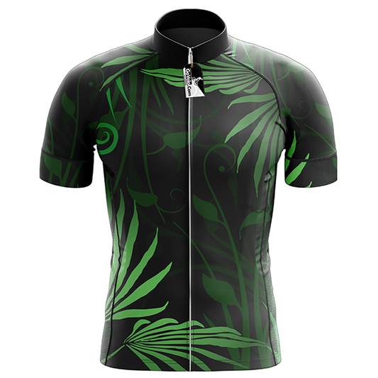 Dark Jungle Short Sleeve Cycling Jersey