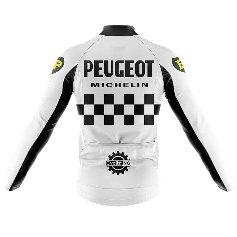 Peugeot Vintage Long Sleeve Cycling Jersey