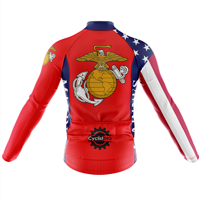 Marine Corps Long Sleeve Cycling Jersey
