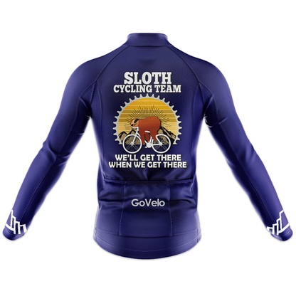 Sloth Long Sleeve Cycling Jersey