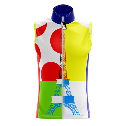 Tour de France Sleeveless Cycling Jersey