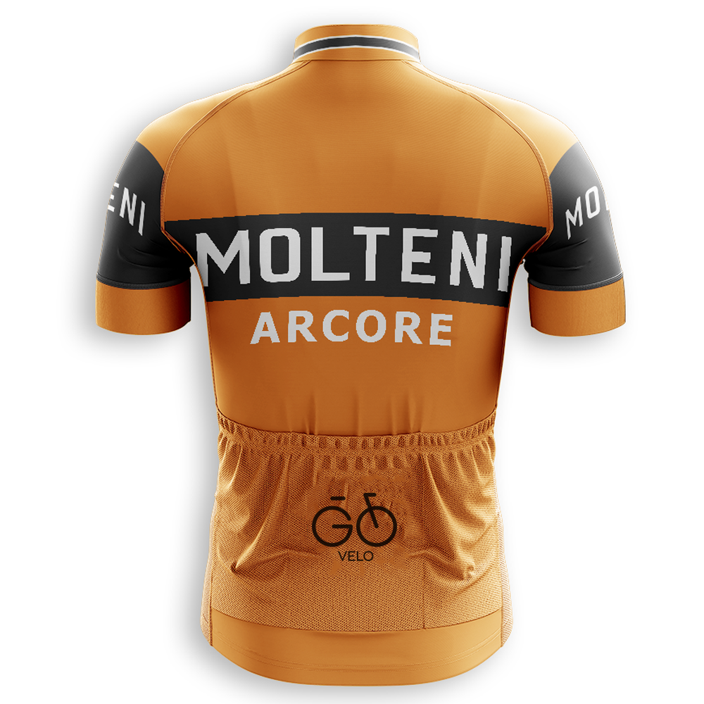 Retro Molteni Arcore Vintage Cycling Kit with Free Cap
