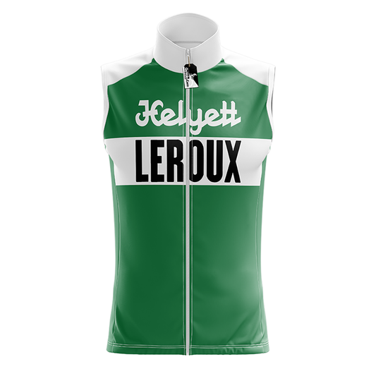 Retro Helyett Leroux Pro Sleeveless Cycling Jersey