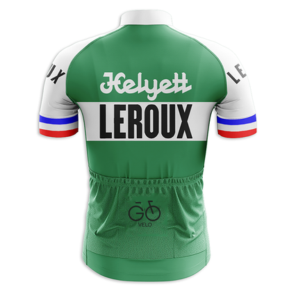 Retro Helyett Leroux Pro Cycling Kit with Free Cap
