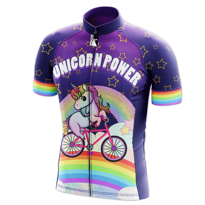 Unicorn Power Short Sleeve Cycling Jersey