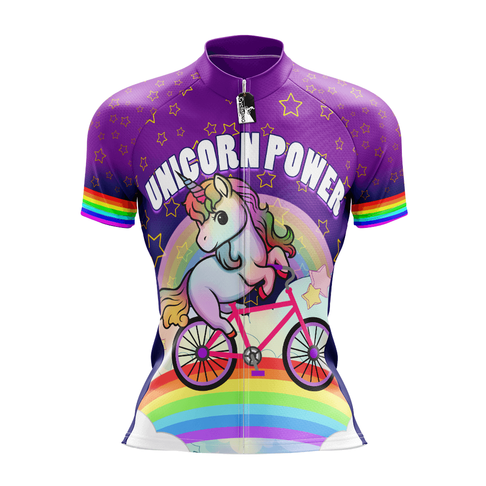 Unicorn Power Short Sleeve Cycling Jersey