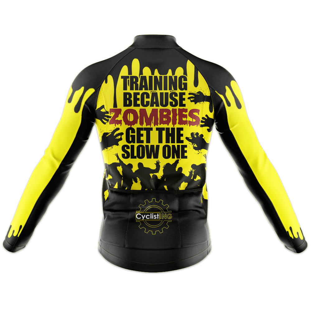 Slow Zombie Long Sleeve Cycling Jersey