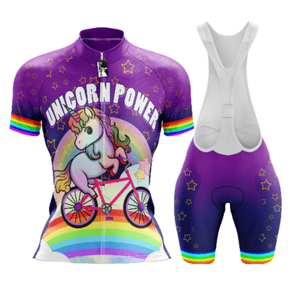 Unicorn Power Short Sleeve Cycling Jersey Kit
