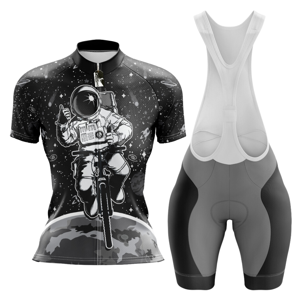 Space Black Short Sleeve Cycling Jersey Kit