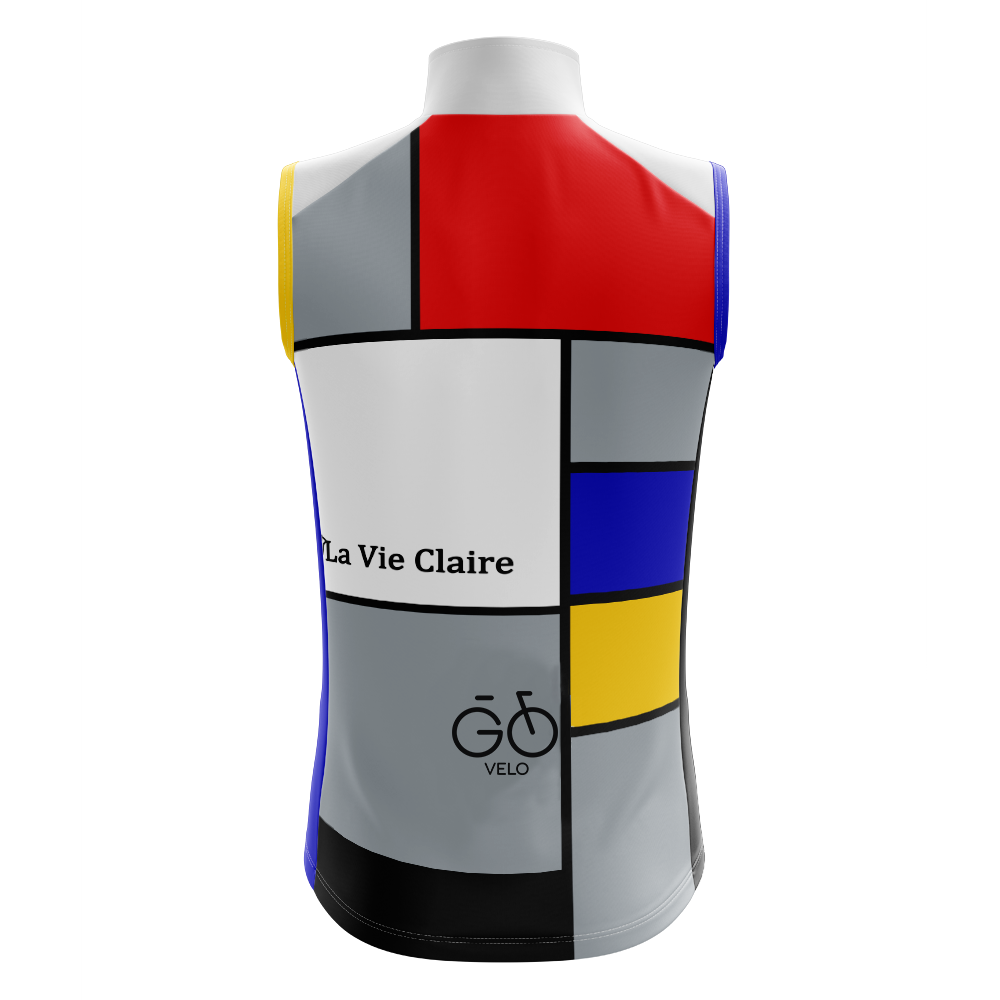 Retro La Vie Claire Sleeveless Cycling Jersey