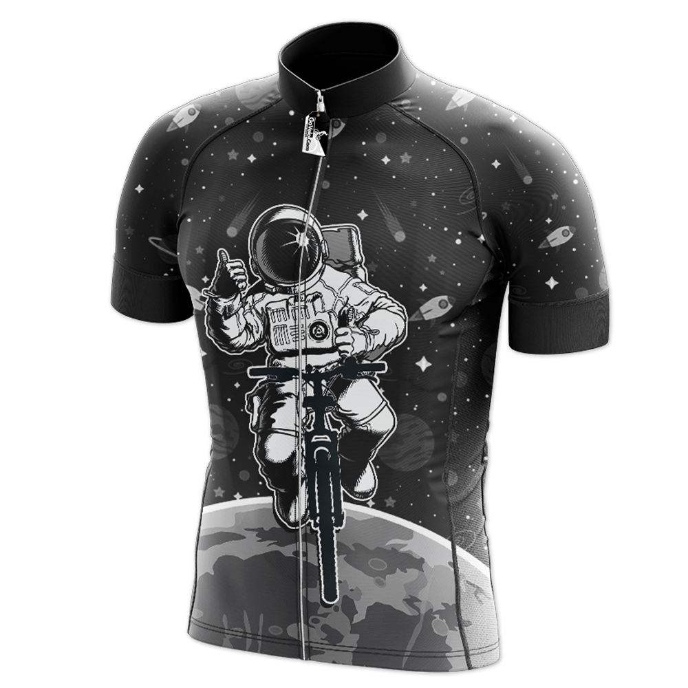 Space Black Short Sleeve Cycling Jersey