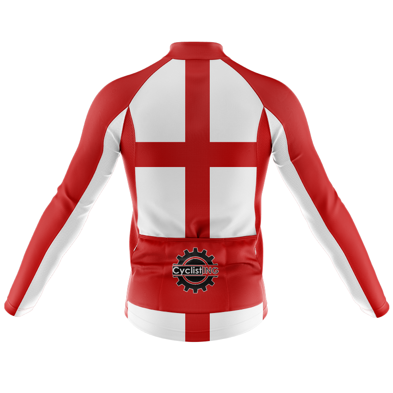 England Long Sleeve Cycling Jersey