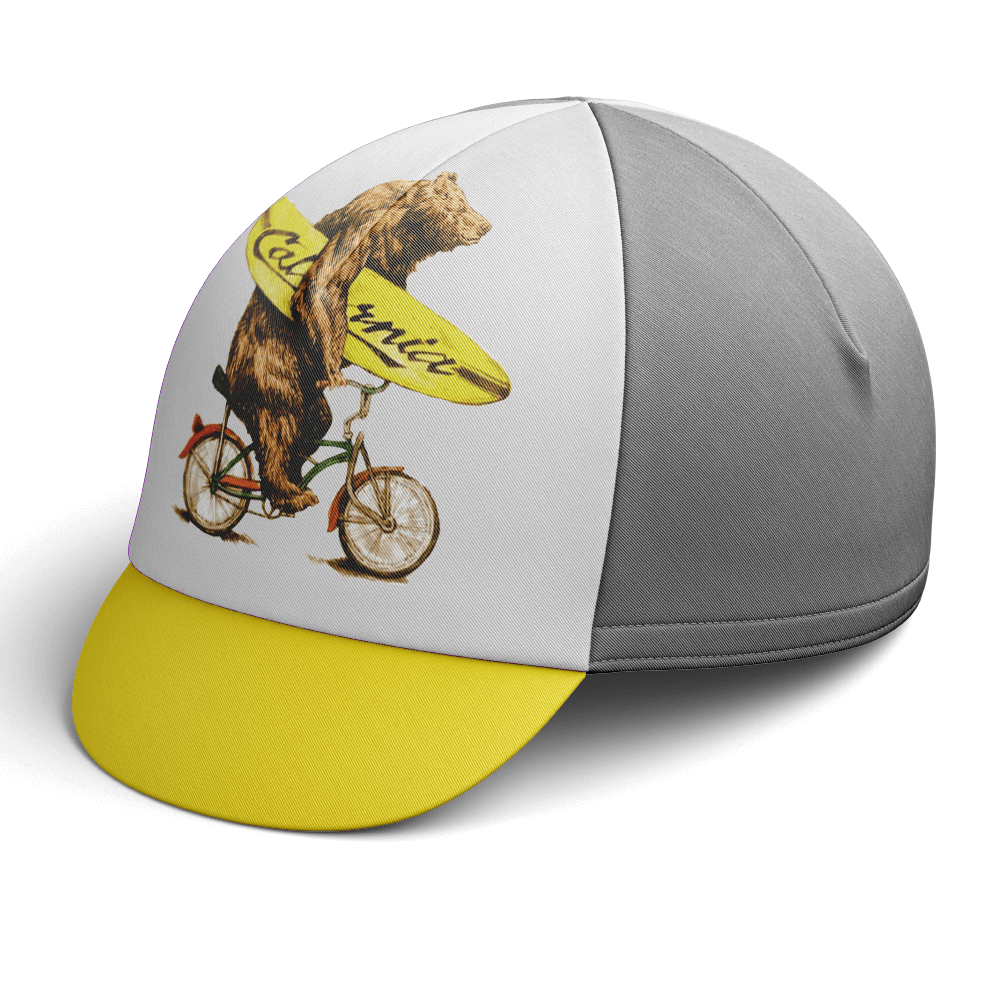 California Ride Bear Cycling Cap