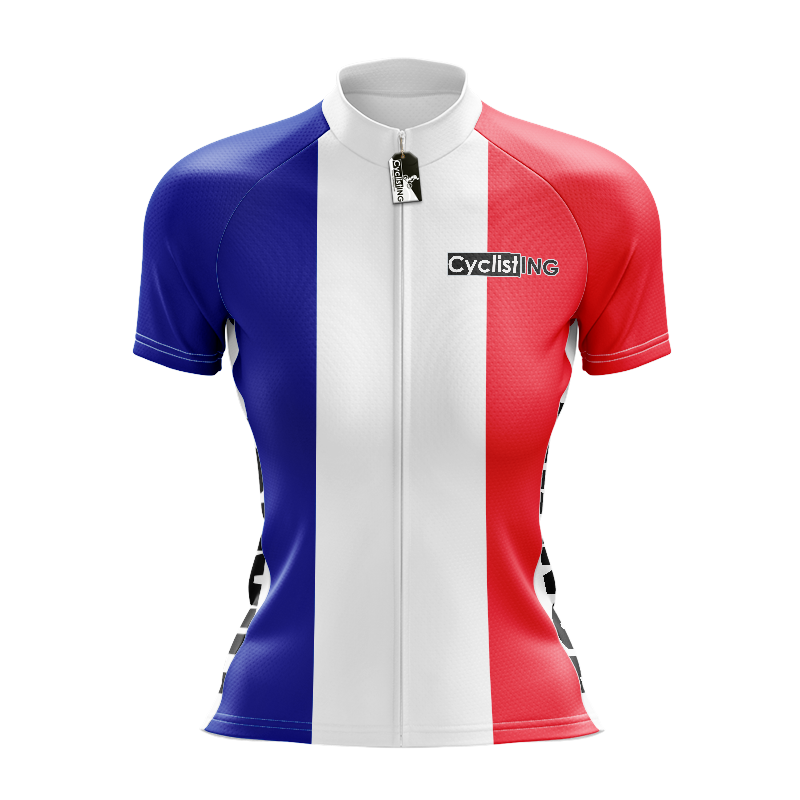 France Short Sleeve Cycling Jersey