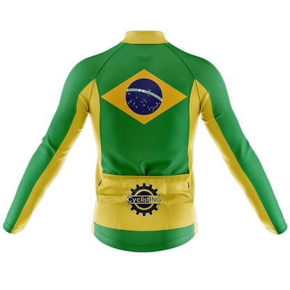 Brazil Long Sleeve Cycling Jersey