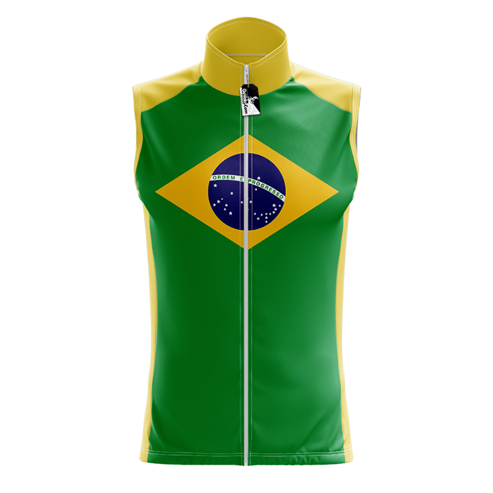 Brazil Sleeveless Cycling Jersey