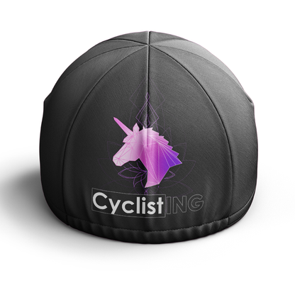 Geometric Unicorn Cycling Cap