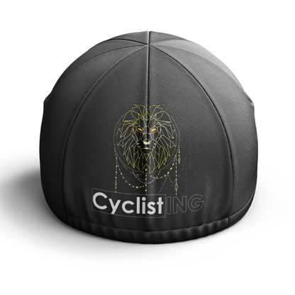 Geometric Lion Cycling Cap