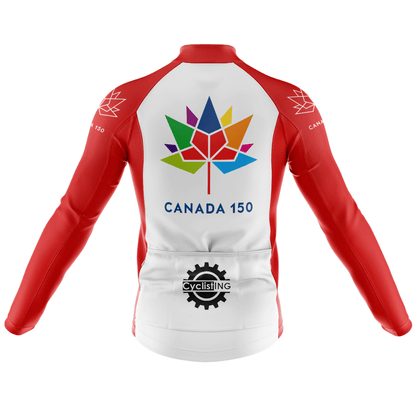Canada 150 Long Sleeve Cycling Jersey