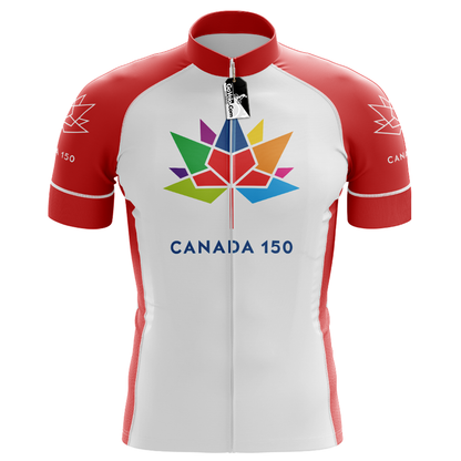 Canada 150 Short Sleeve Cycling Jersey