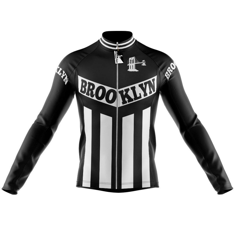 Retro Brooklyn Long Sleeve Cycling Jersey