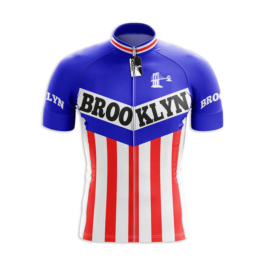 Retro Brooklyn Cycling Jersey Short Sleeve