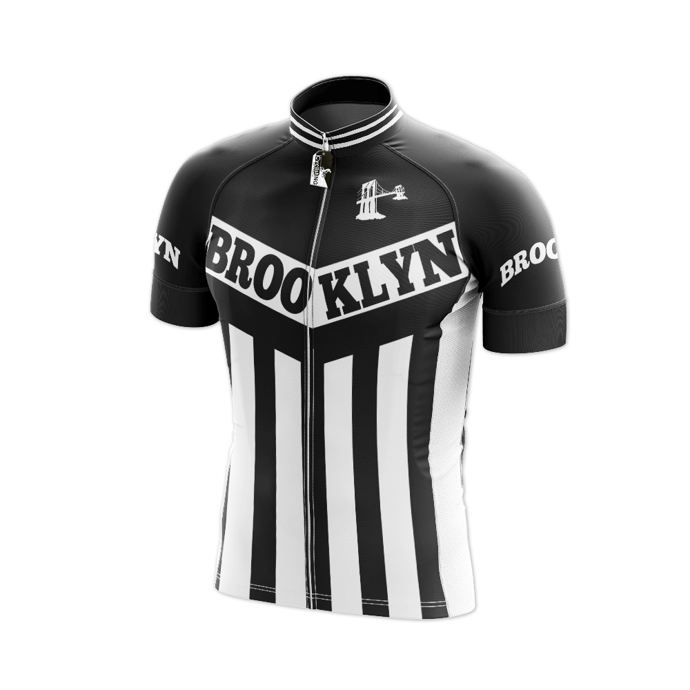 Retro Brooklyn Cycling Jersey Short Sleeve