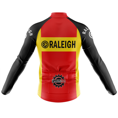 Ti Raleigh Retro Cycling Jersey Long Sleeve