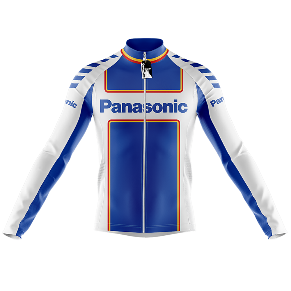 Panasonic Vintage Long Sleeve Cycling Jersey