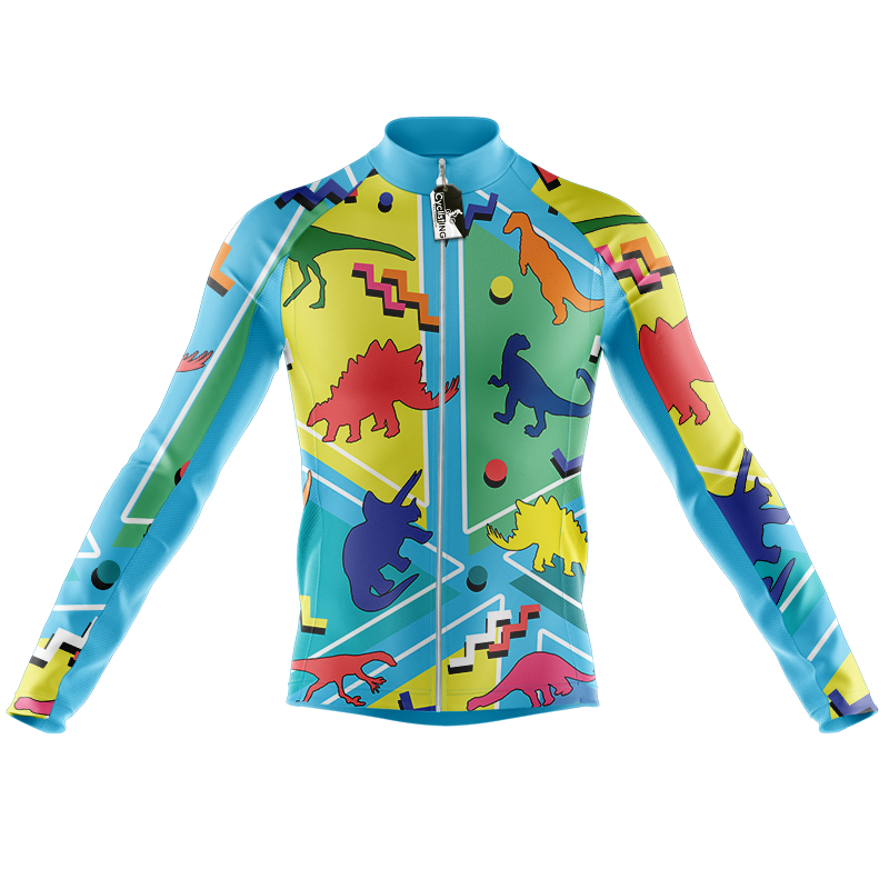 Dinosaur Long Sleeve Cycling Jersey