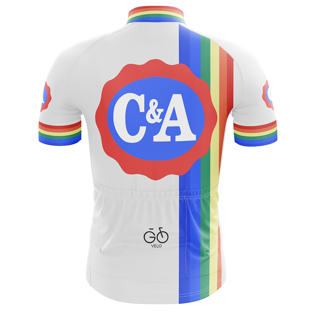 Retro C&A Eddy Merckx Cycling Jersey Short Sleeve