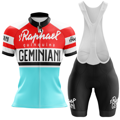 Retro St Raphael Quinquina Geminiani Cycling Jersey Short Sleeve