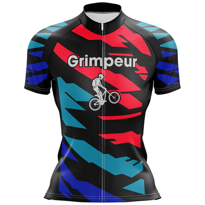 Grimpeur Multi Color Cycling Jersey Short Sleeve