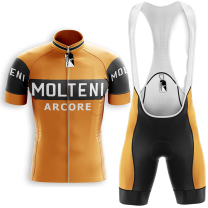 Retro Molteni Arcore Vintage Short Sleeve Cycling Jersey