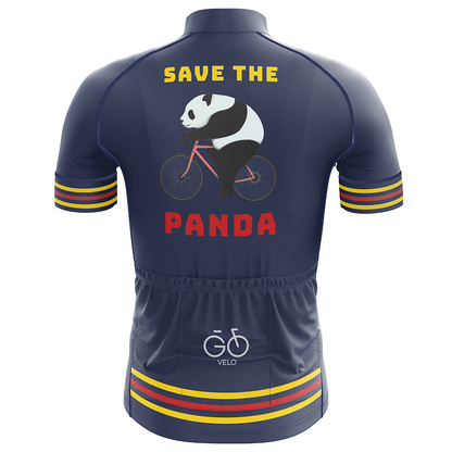 Save the Panda Short Sleeve Cycling Jersey