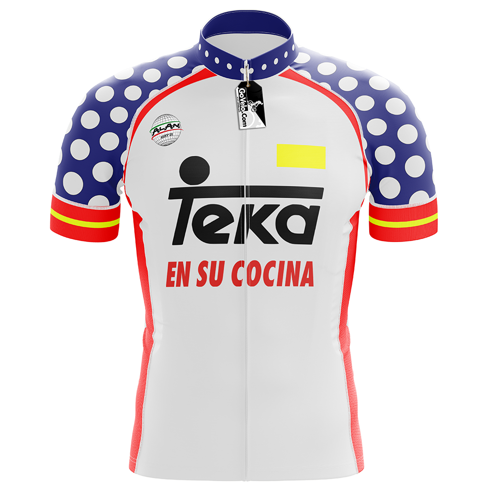 Teka Spanish Team Retro Cycling Jersey Short Sleeve