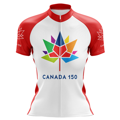 Canada 150 Short Sleeve Cycling Jersey