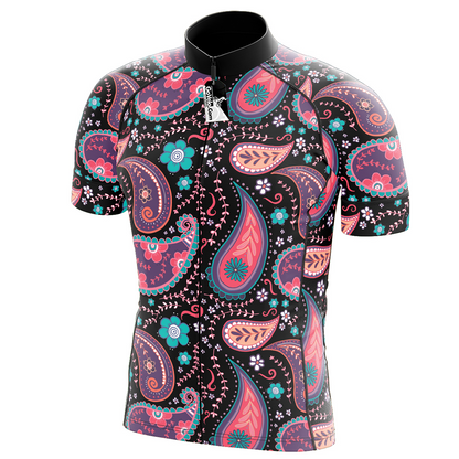 Floral Short Sleeve Cycling Jersey