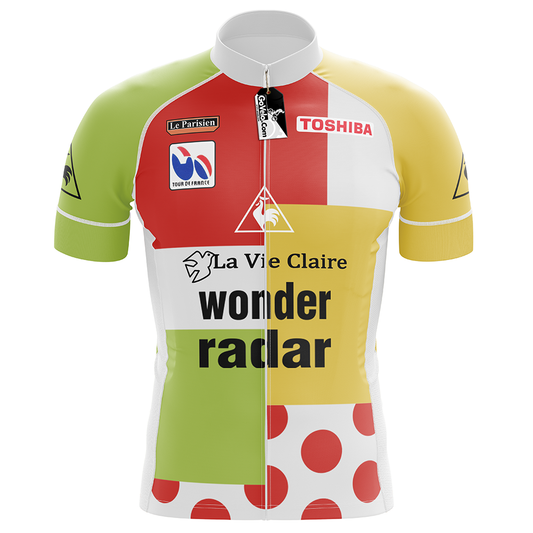 Wonder Radar Combination 1985 Retro Cycling Jersey Short Sleeve