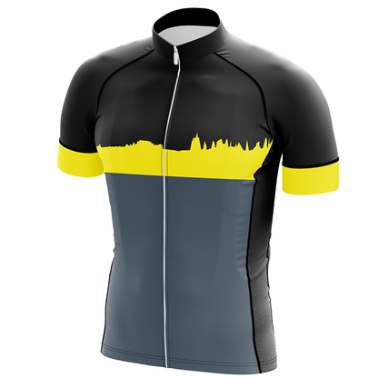 Buildings Cycling Jersey Short Sleeve