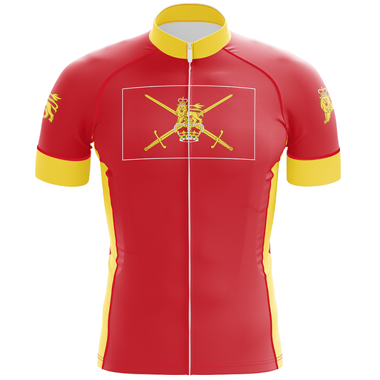 Flag of British Army Short Sleeve Cycling Jersey
