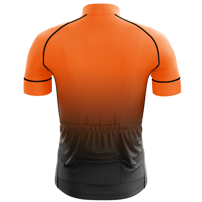 Orange Short Sleeve Cycling Jersey