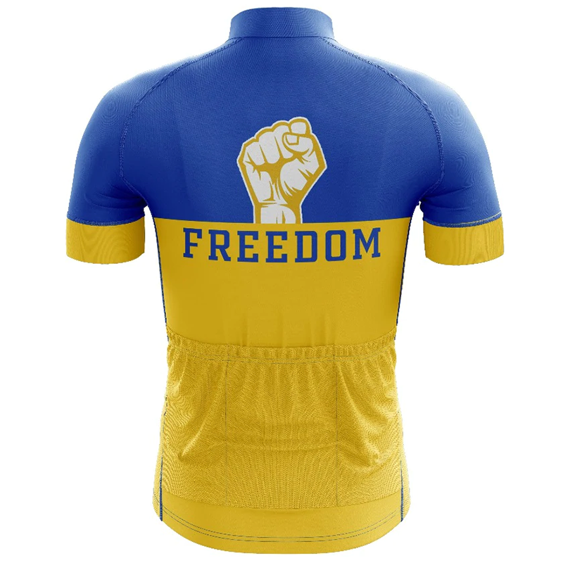 Ukraine Freedom Cycling Jersey Short Sleeve